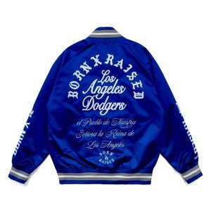 Born X Raised x Dodger Mitchell & Ness Post Season Jacket